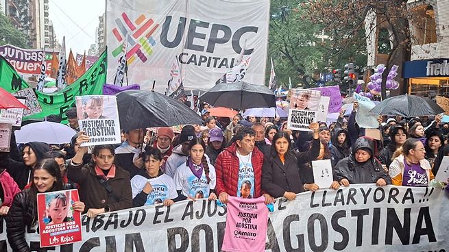 Abuelos de Agostina en la marcha 3J