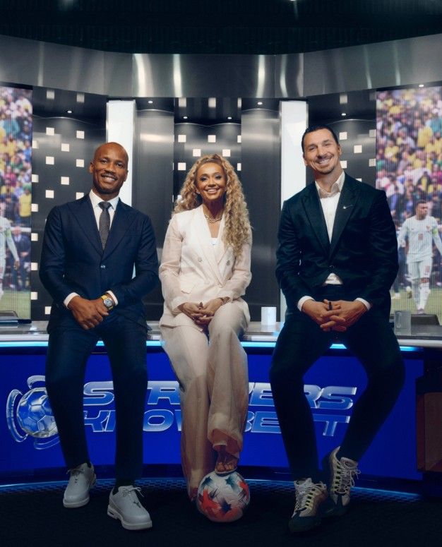 Didier Drogba, Kate Scott, Zlatan Ibrahimovic