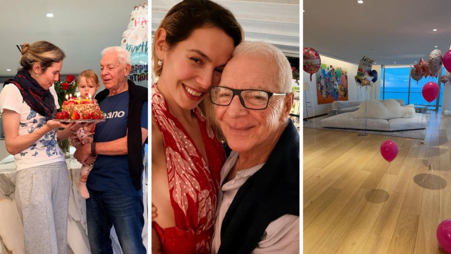 Elina, Kahlo y Eduardo Costantini