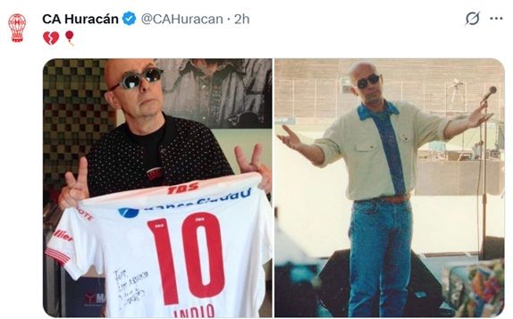 Despedida al Indio Solari