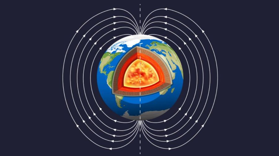 El campo magnético de la Tierra se desplazó más de 2.250 km 05062026