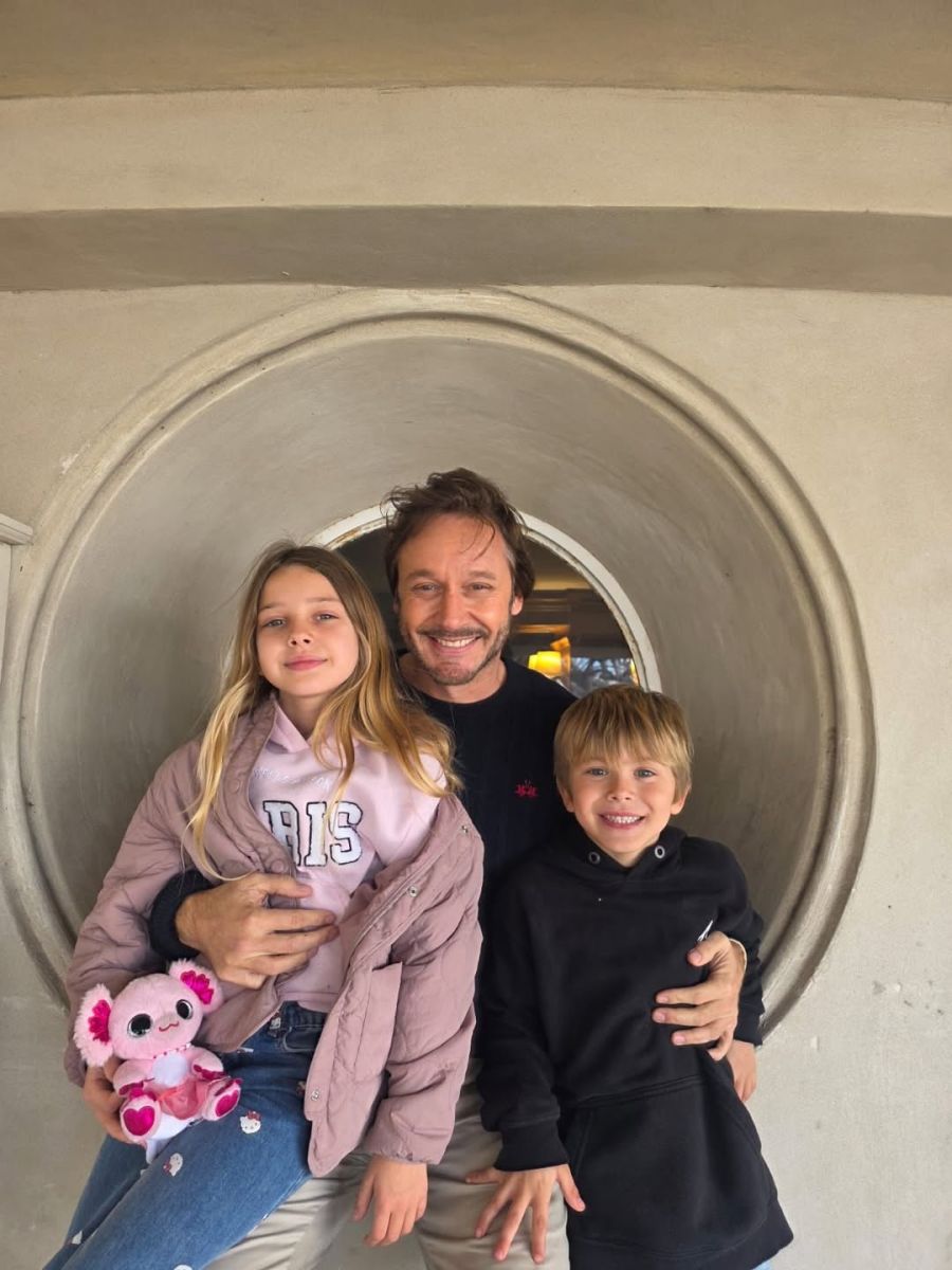 El reencuentro de Benjamín Vicuña con sus hijos