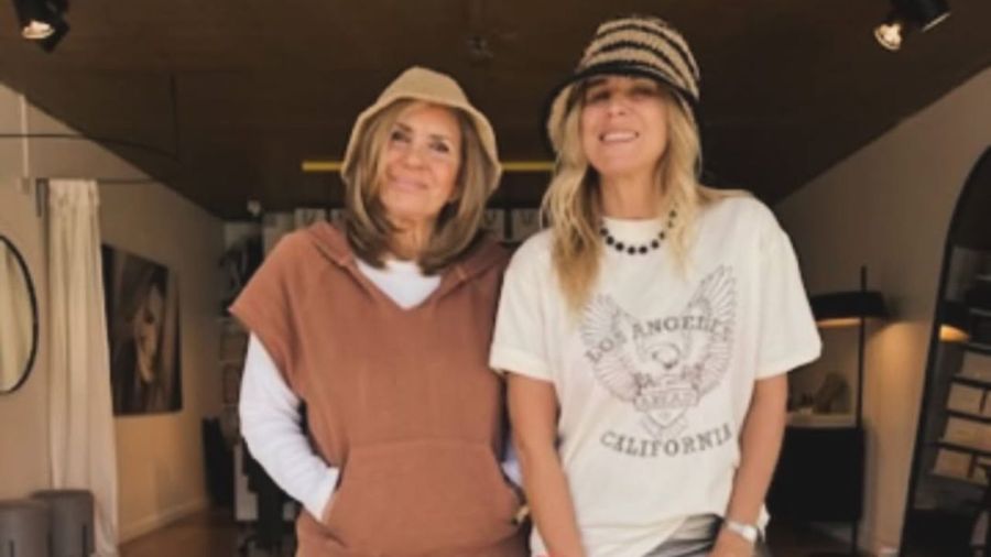 Flavia Palmiero y su mamá, Yuli