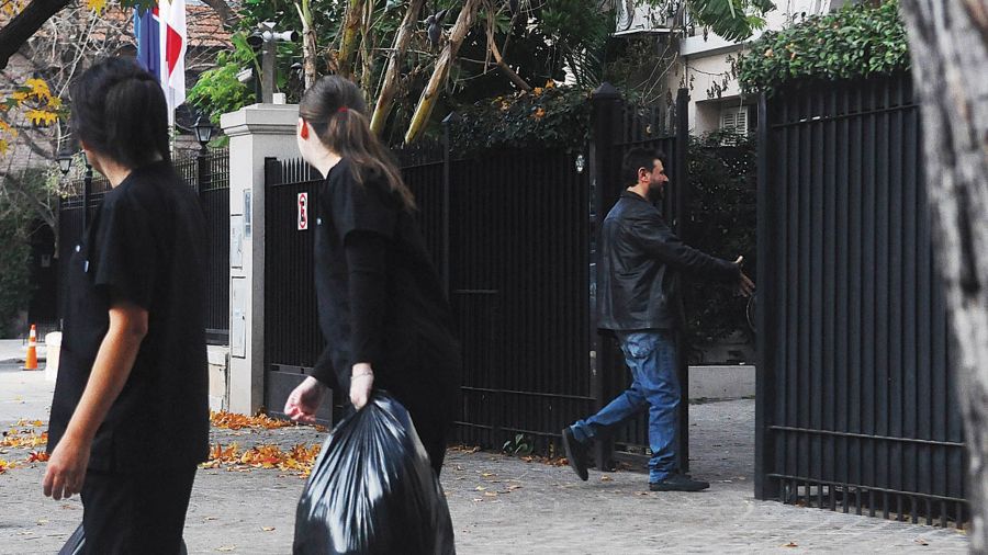 Grabois en la casa de Peter Thiel