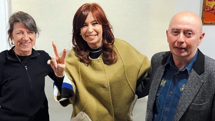 Indio Solari y Cristina Kirchner