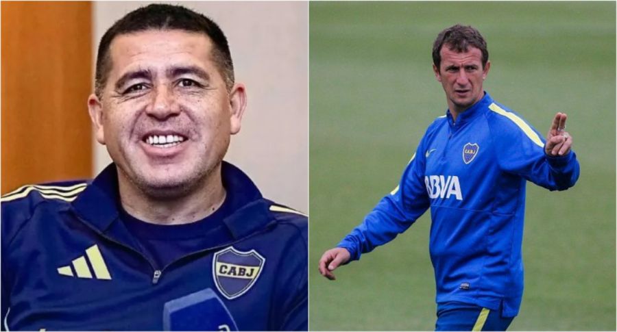 Juan Román Riquelme y Rodolfo Arruabarrena