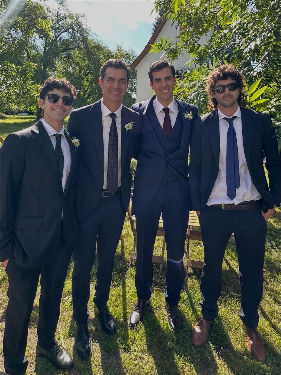 Marcos, Lucas, Mateo y Juana, los hijos de Juan Manuel Urtubey