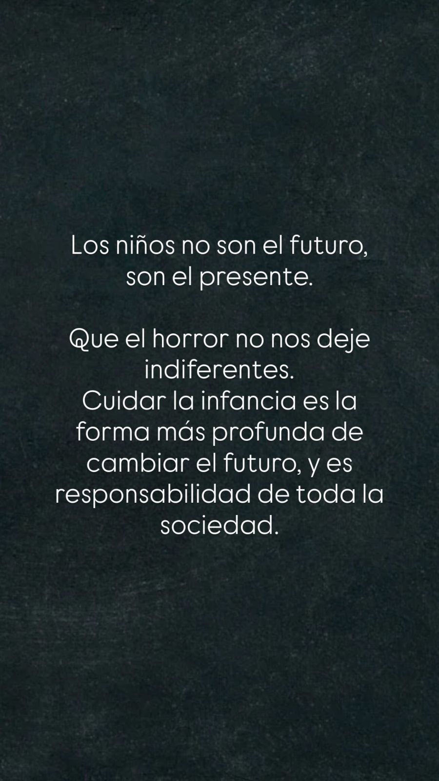 Mensaje de Anita Espasandin en Instagram
