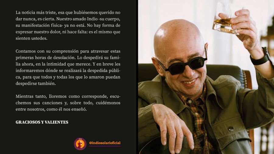 Posteos Indio Solari Oficial 05062026