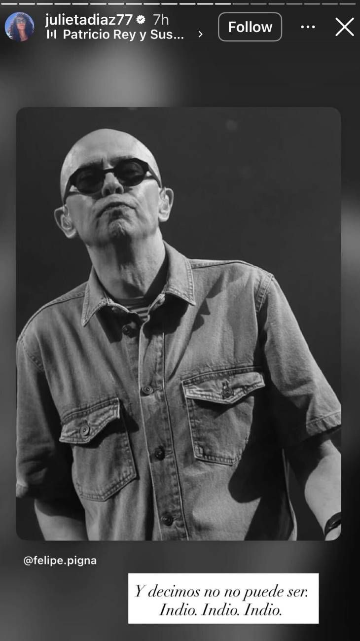 Repercusiones de famosos por la muerte del Indio Solari 05062026