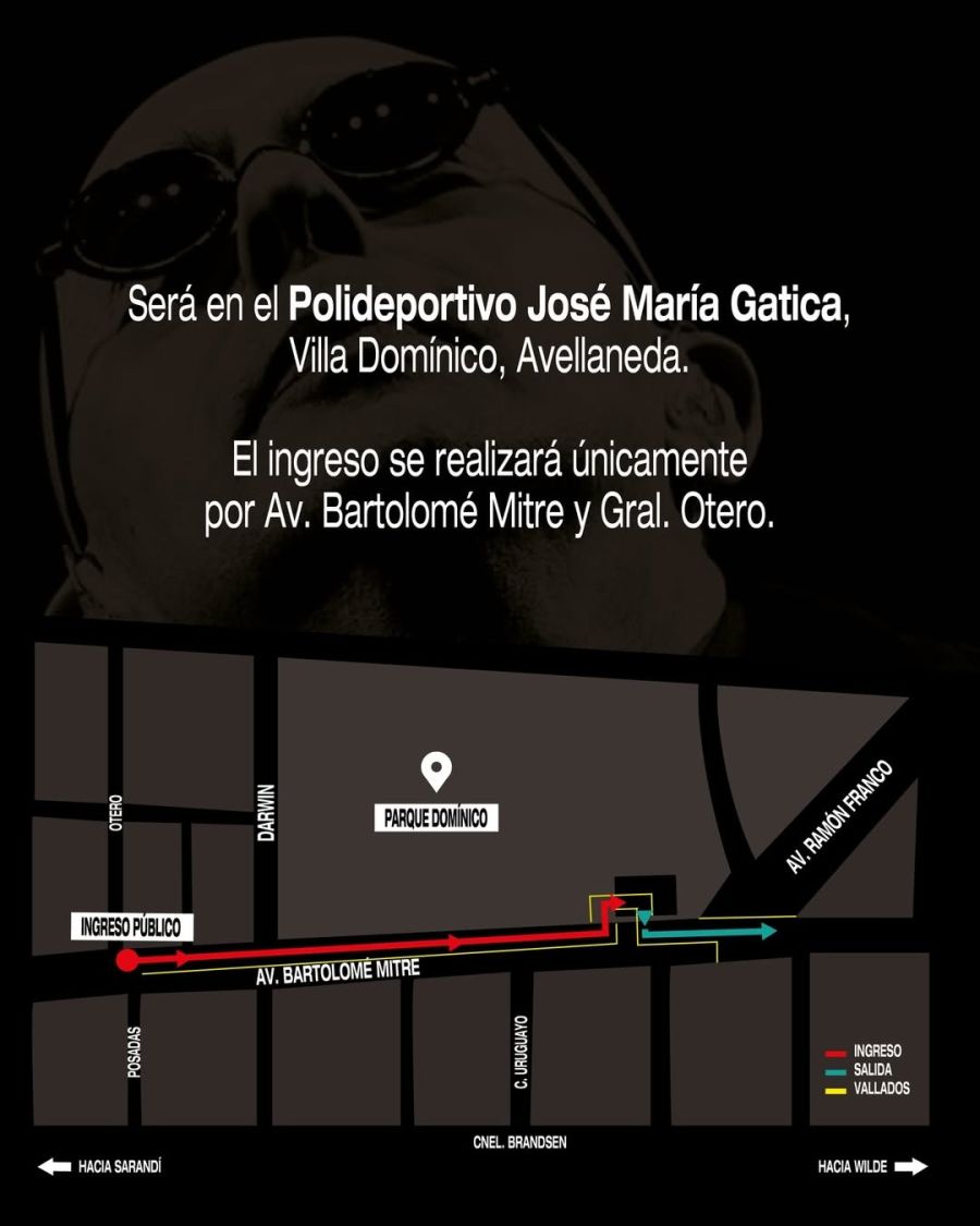 Confirmaron dónde y cuándo será el velatorio del Indio Solari