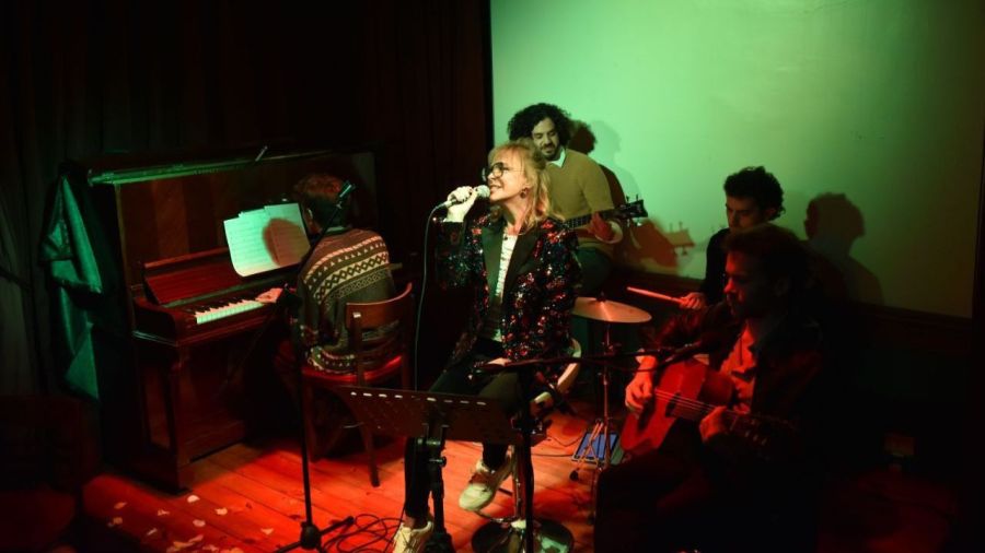 Guillermina Gordon en el Bar La Poesía