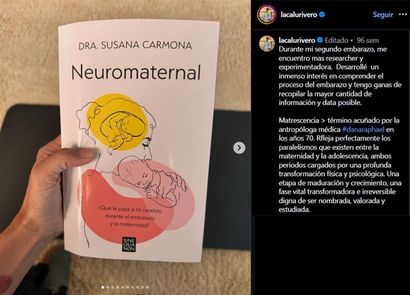 Libros de Calu Rivero para ejercer la maternidad de sus hijos Tao y Bee
