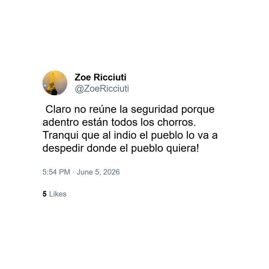 Posteos contra Milei por la muerte del Indio Solari 1