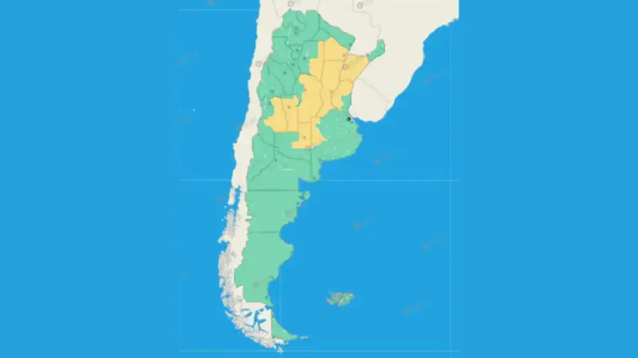 alerta amarilla TDF