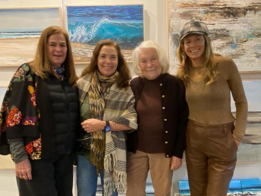 Carol Rey junto a Mónica Cahen D'Anvers