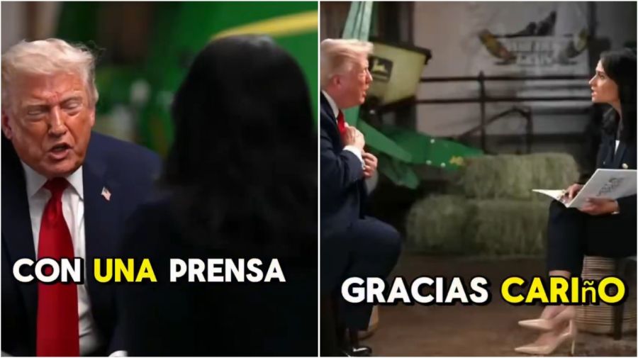 Donald Trump cortó una entrevista en vivo