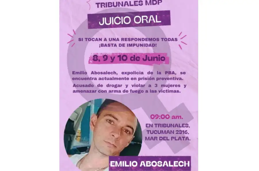 Juicio contra el policía Emilio Salim Abosalech 20260608
