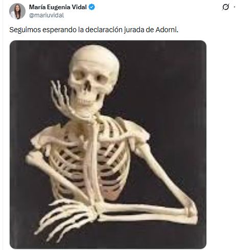 Tuit María Eugenia Vidal