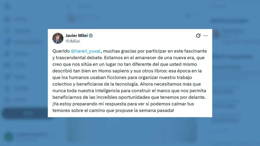 X Javier Milei 08062026