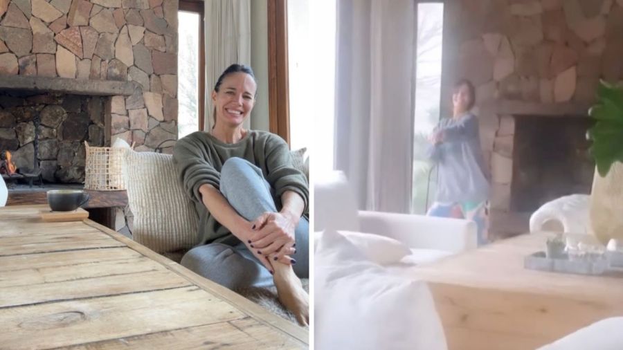 Así es la casa de Guillermo Andino y Carolina Prat: piscina, mucha madera y hasta un museo