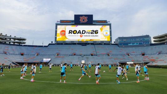 Entrenamiento de la Selección Argentina