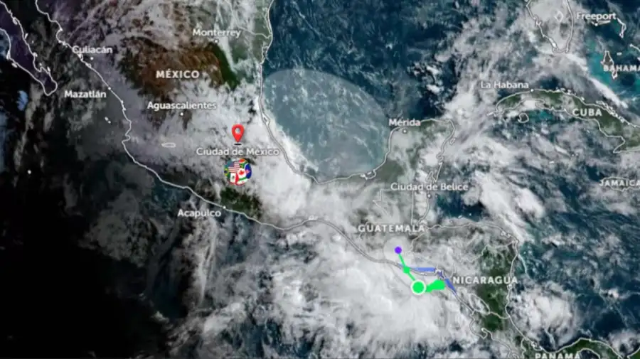 Alerta por la tormenta Cristina en Centroamérica