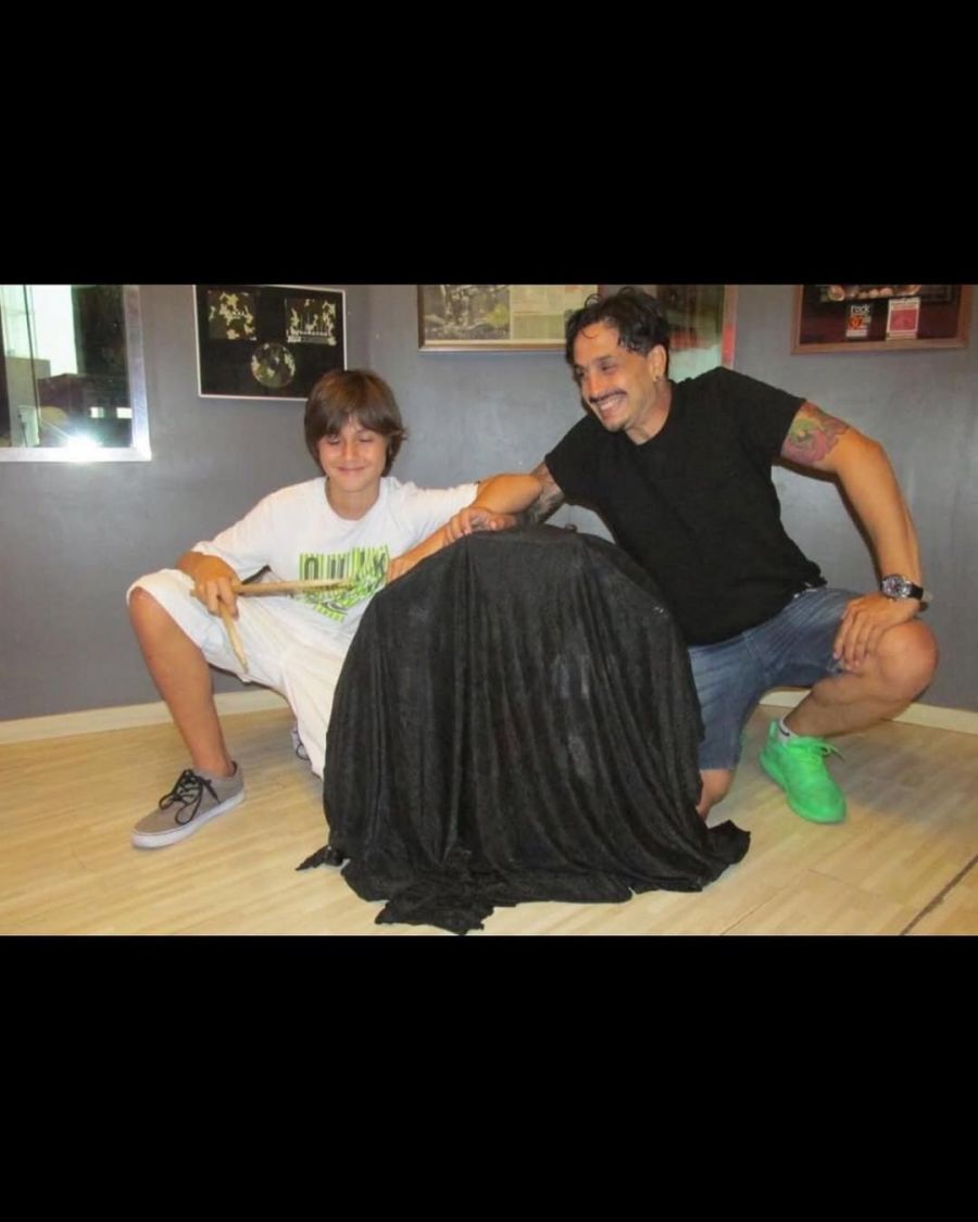 Benjamín Carrizo y su papá, Martín Carrizo
