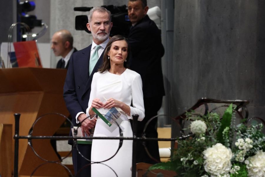 El papa León XIV en España con la reina Letizia y el rey Felipe