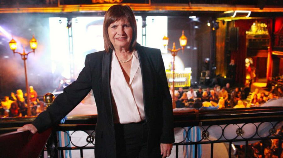 Patricia Bullrich en el evento de Piazza 09062026