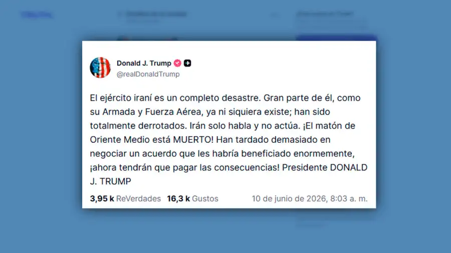 Posteo Donald J. Trump 10062026