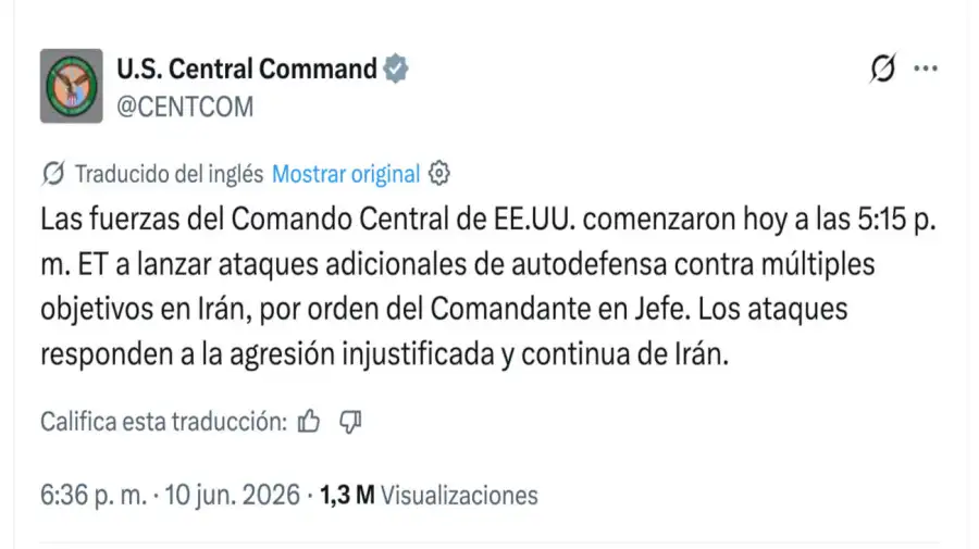 U.S. Central Command 10062026