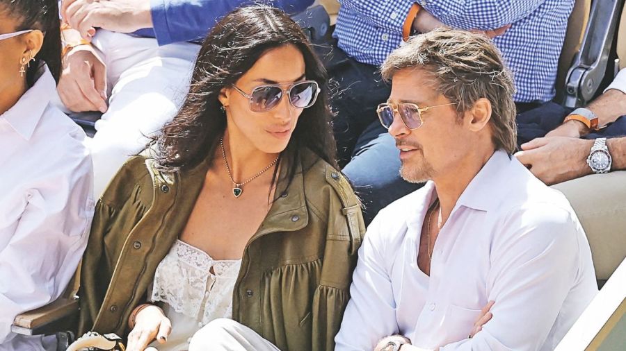 Brad Pitt e Inés de Ramón