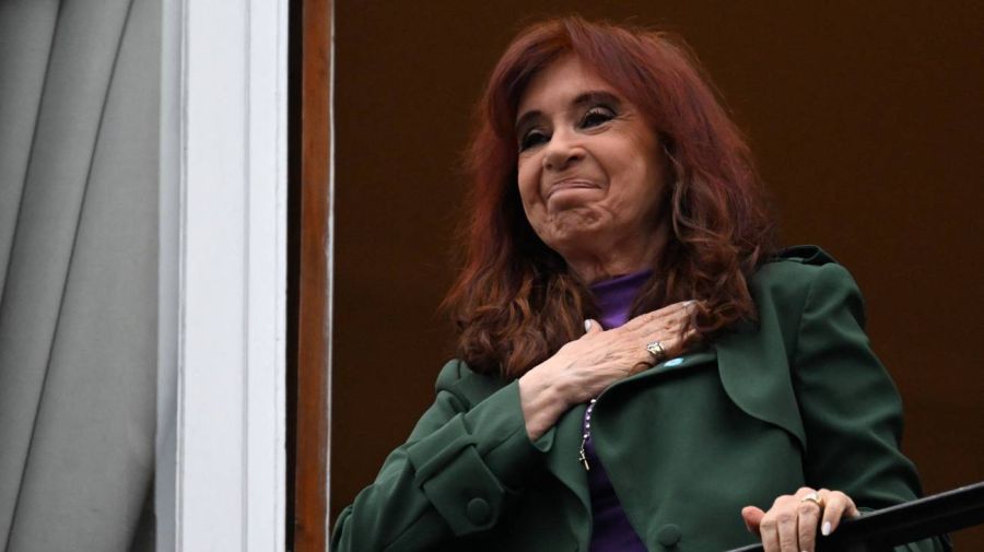 Cristina Kirchner el balcón de su casa 11062026
