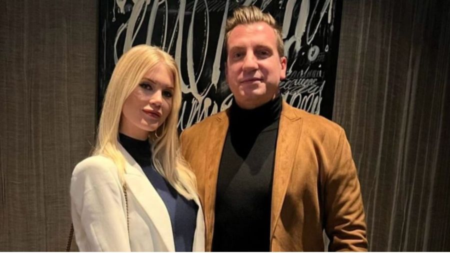 Maxi López y Daniela Christiansson