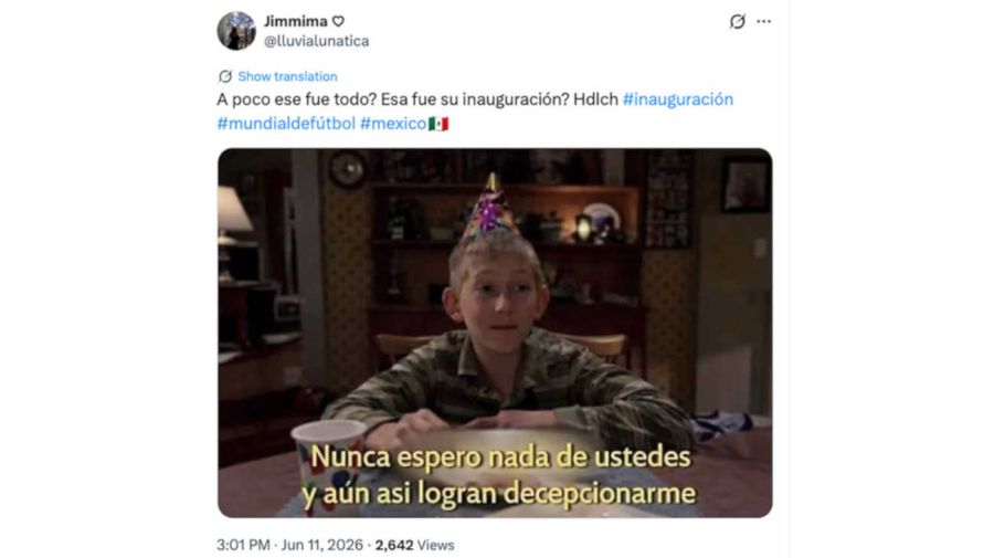 Memes apertura 11062026