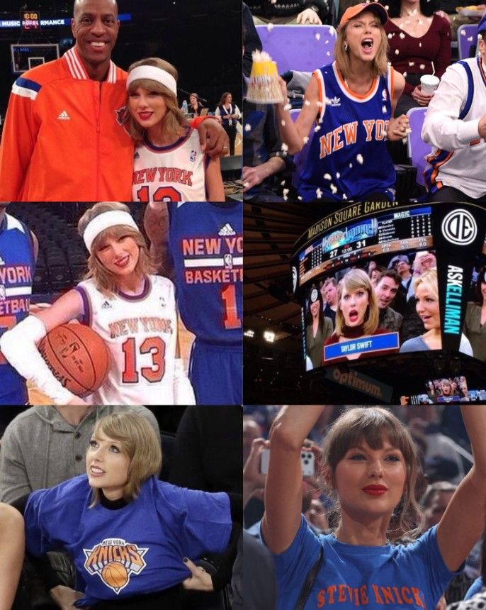 Taylor Swift fan de los Knicks