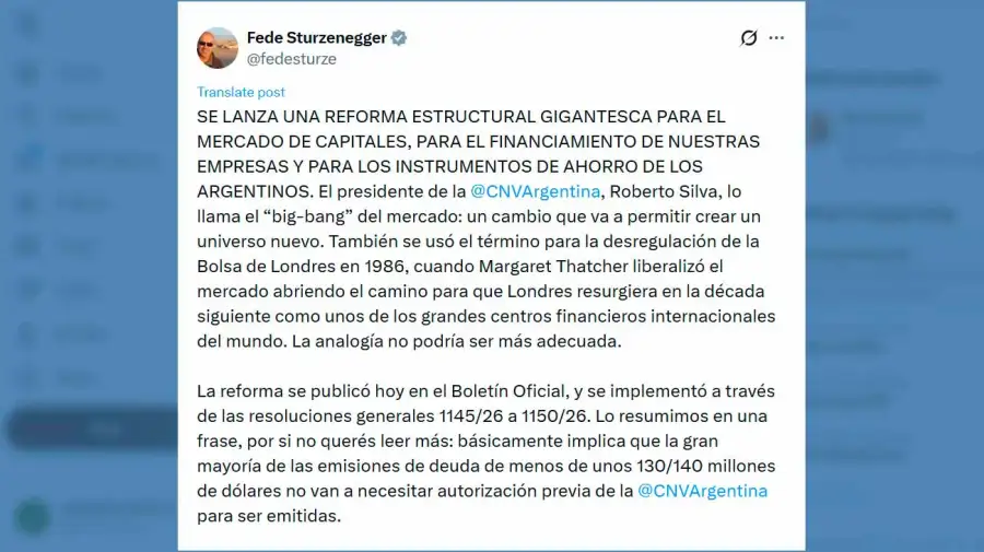 X Federico Sturzenegger 11062026