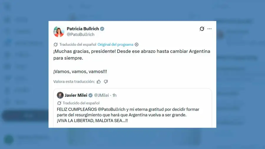 X Patricia Bullrich 11062026