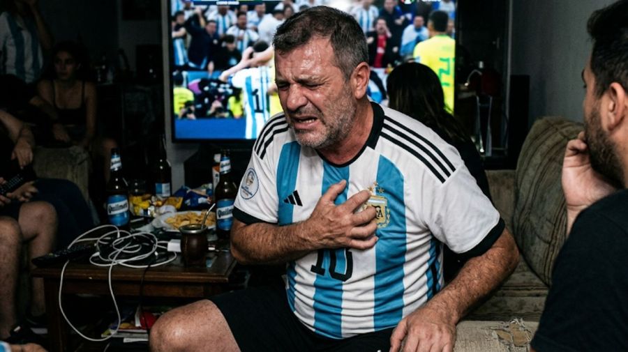 Advierten que los partidos de la Selección disparan las consultas cardíacas