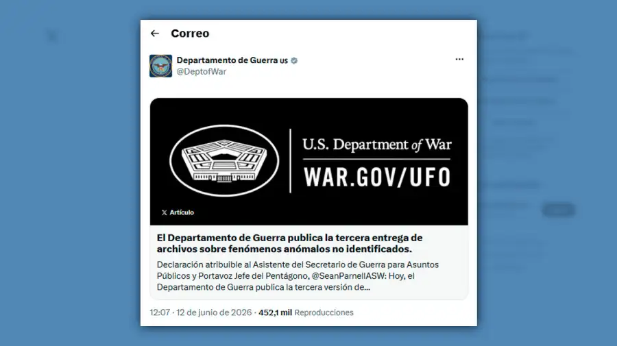 Posteo Departamento de Guerra US 12062026