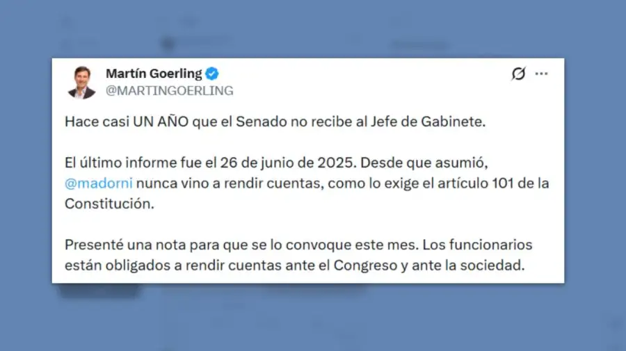 Posteos sobre Adorni 12062026
