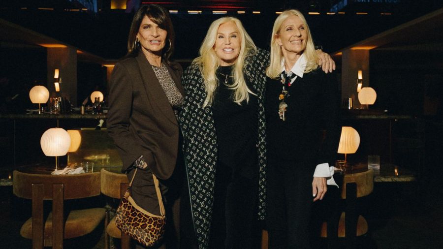 Susana Giménez, Teresa Calandra y Evelyn Scheidl 