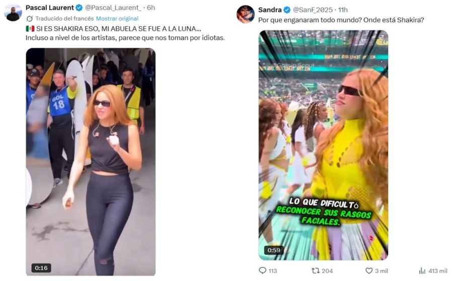 Teorías conspirativas sobre si es Shakira o no en el Mundial 2026