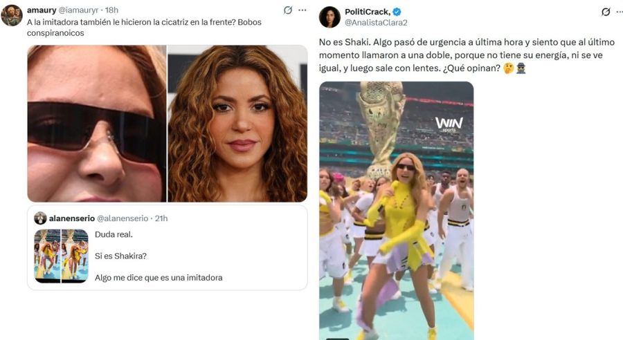 Teorías conspirativas sobre si es Shakira o no en el Mundial 2026