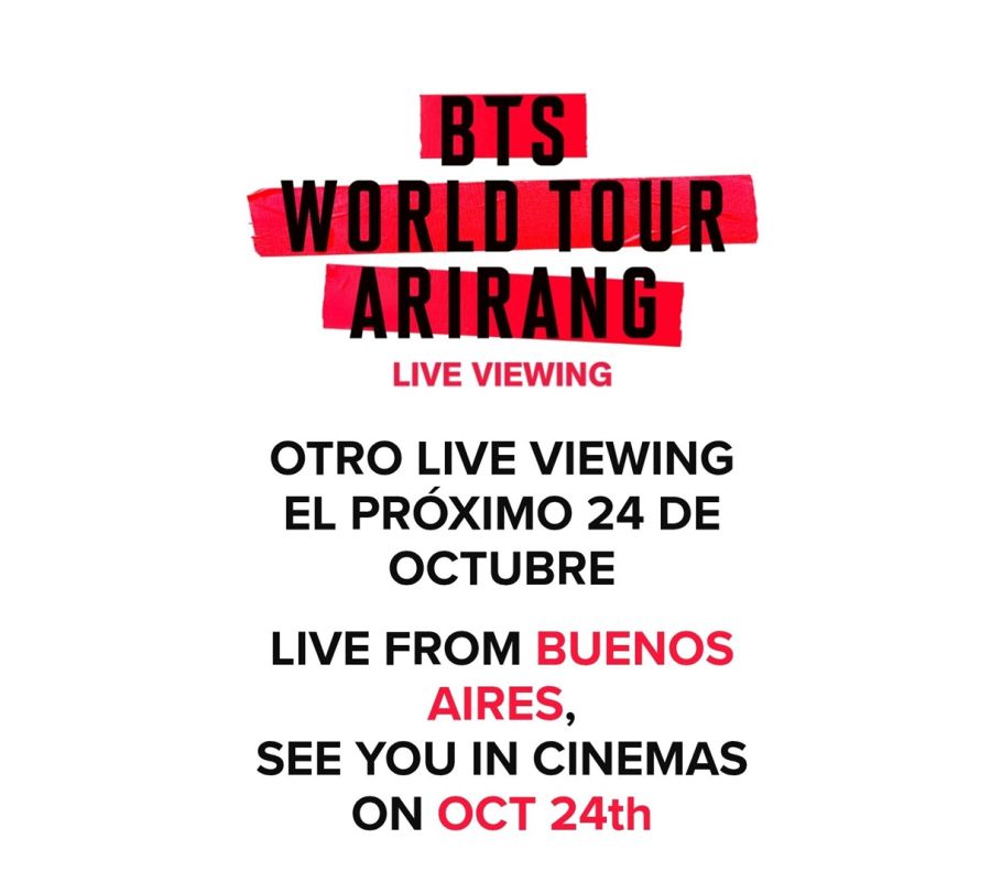 BTS World Tour 'Arirang' Live Viewing