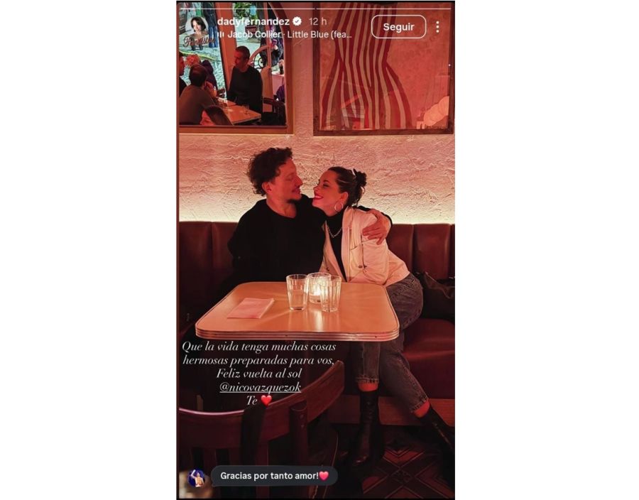 El mensaje de Dai Fernández a Nico Vázquez