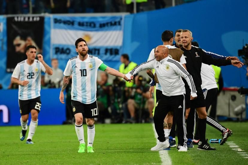 Messi y Sampaoli