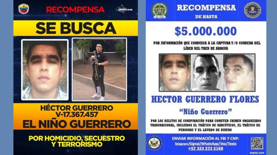 Niño guerrero, líder del Tren de Aragua 13062026