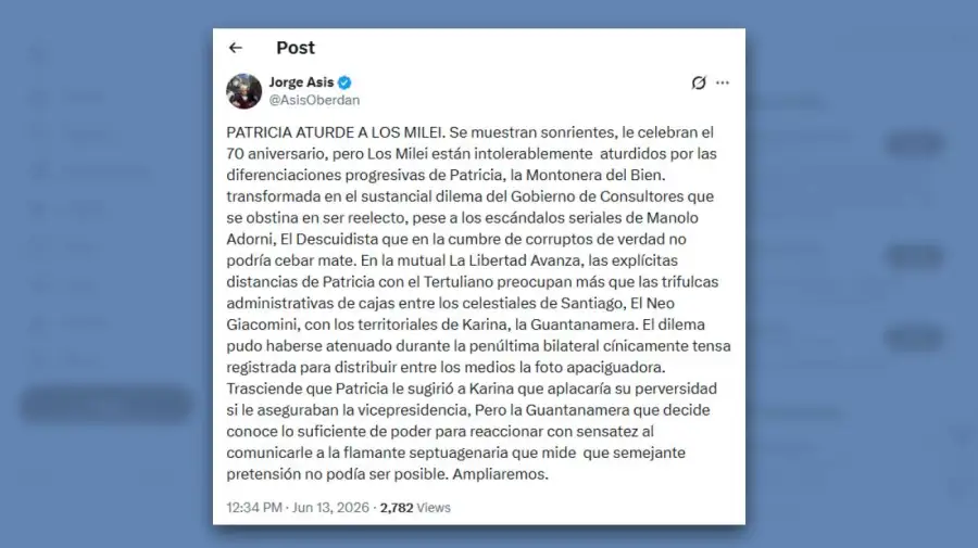 Posteo Jorge Asis 13062026